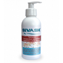 Грязевое натуральное крем-мыло с эфирным маслом лаванды ТМ "Sivash", 250 ml