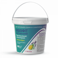 Кристалічний концентрат "Антистрес" з ефірною олією лимону та лаванди Бішофіт Полтавський, 1000 ml