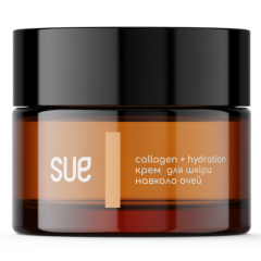 Крем для шкіри навколо очей Collagen&hydration (зволоження та розгладження), 15ml, TM Sue
