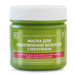 Маска для восстановления волос с кератином 200 мл, ТМ "ЯКА"