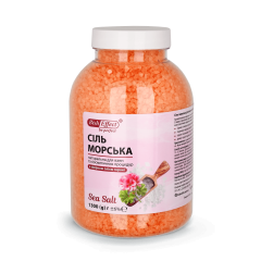 Морська сіль для ванн з геранню, 1300г
