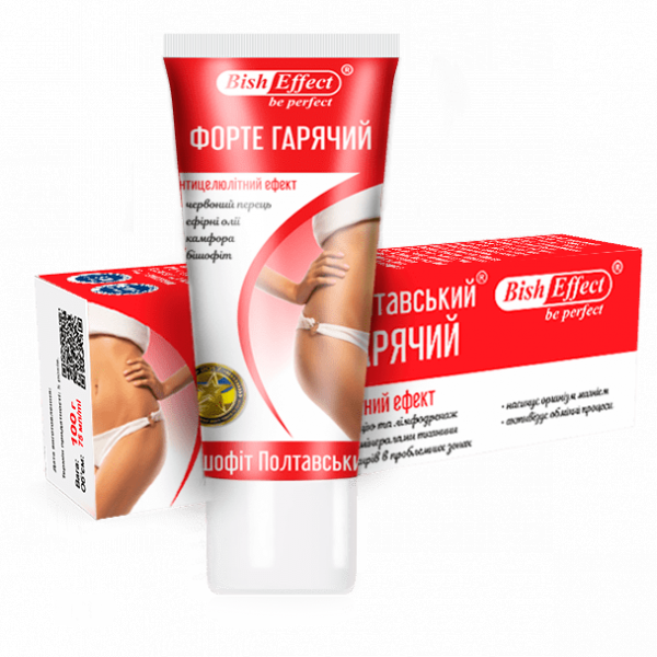 "Форте горячий" гель Бишофит Полтавский, 400 ml