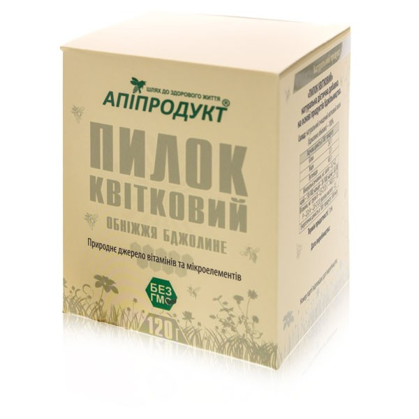 Пилок квітковий ТМ "Апіпродукт", 120 г
