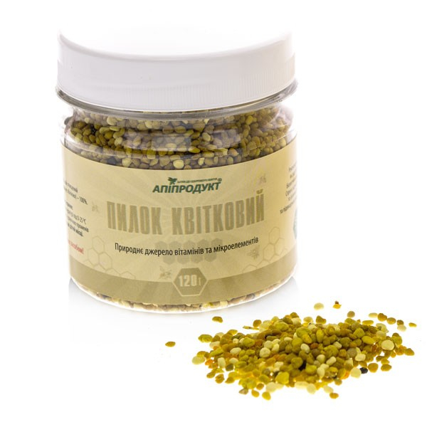 Пилок квітковий ТМ "Апіпродукт", 120 г