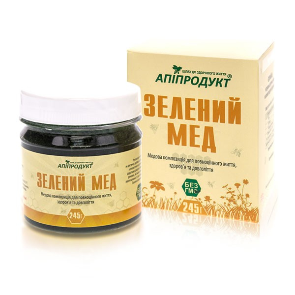 Зеленый мед ТМ "Апипродукт", 245 г
