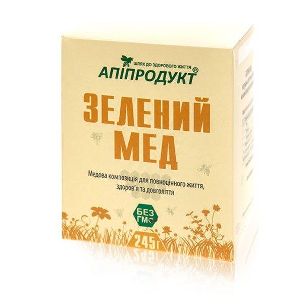 Зеленый мед ТМ "Апипродукт", 245 г