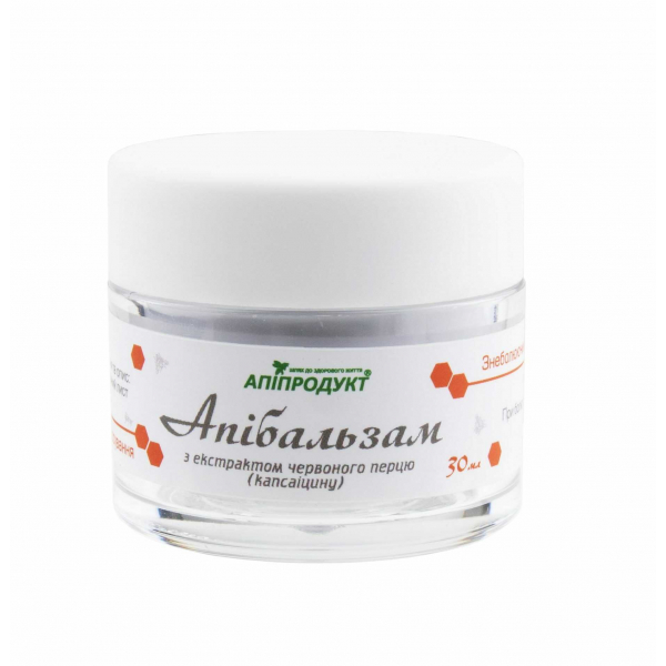 Апібальзам знеболюючий та протизапальний ТМ "Апіпродукт", 30 мл