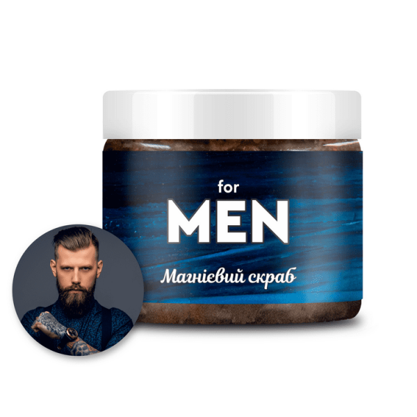 Магнієвий скраб для чоловіків Бішофіт Полтавський, 500 г