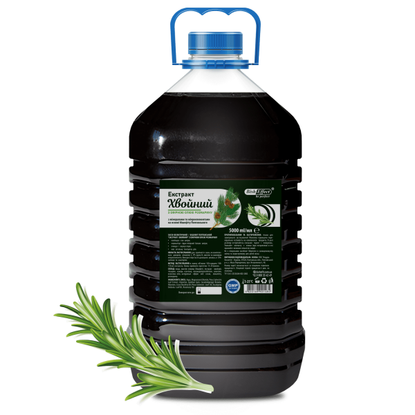 "Экстракт хвойный" с эфирным маслом розмарина Бишофит Полтавский, 5000 ml