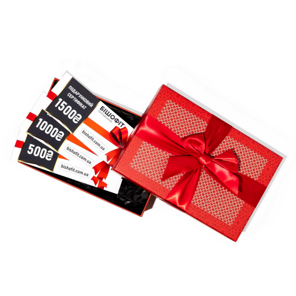 Подарочный сертификат на 500/1000/1500грн