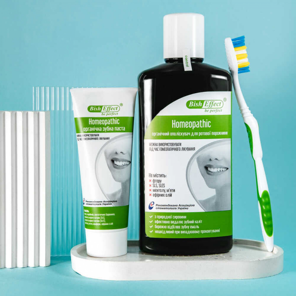 Органічна зубна паста "Bisheffect-Homeopathic", 75 ml