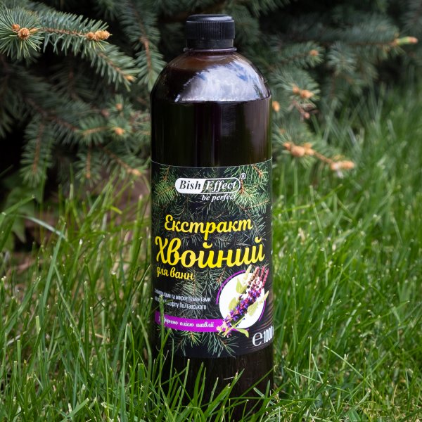 "Экстракт хвойный" с эфирным маслом шалфея Бишофит Полтавский, 1000 ml