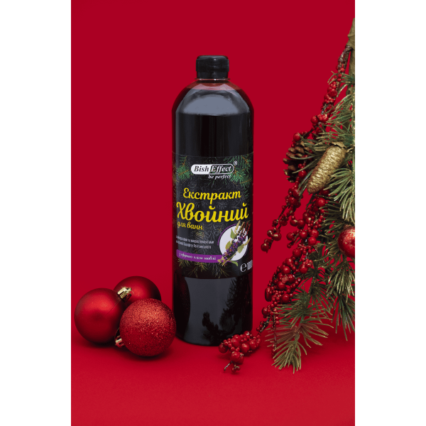 "Экстракт хвойный" с эфирным маслом шалфея Бишофит Полтавский, 1000 ml