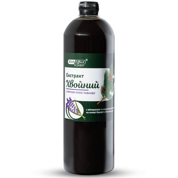 "Экстракт хвойный" с эфирным маслом лаванды Бишофит Полтавский, 1000 ml