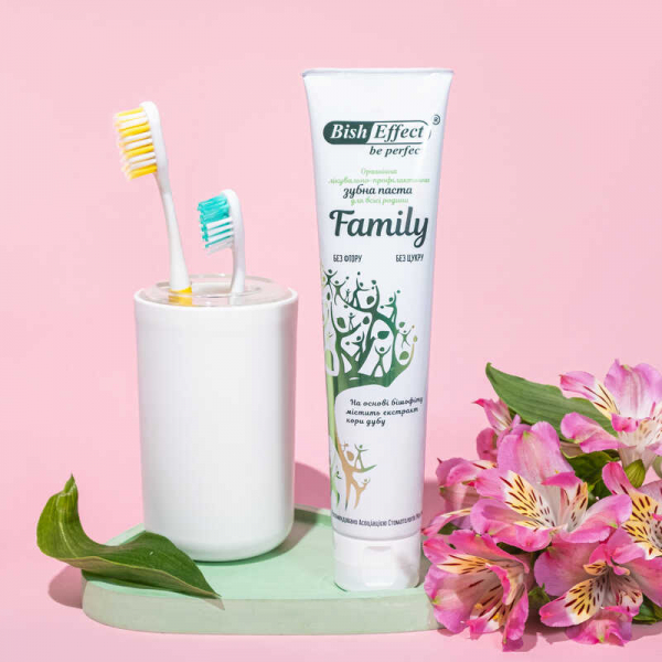Органічна профілактична зубна паста "Bisheffect-Family", 125 ml