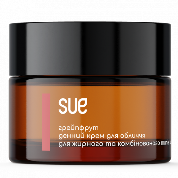 Крем для обличчя Грейпфрут (зволоження та вітамінізація), 50ml, TM Sue