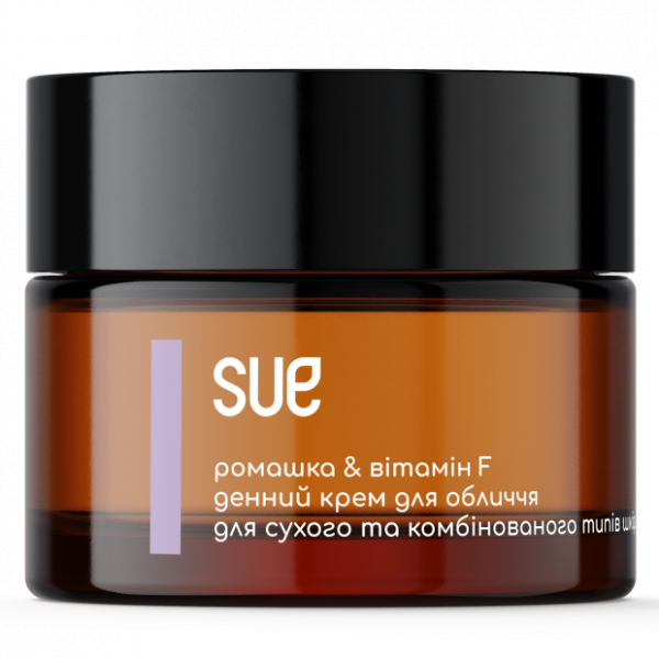 Крем для обличчя Ромашка & вітамін F (живлення та відновлення), 50ml, TM Sue