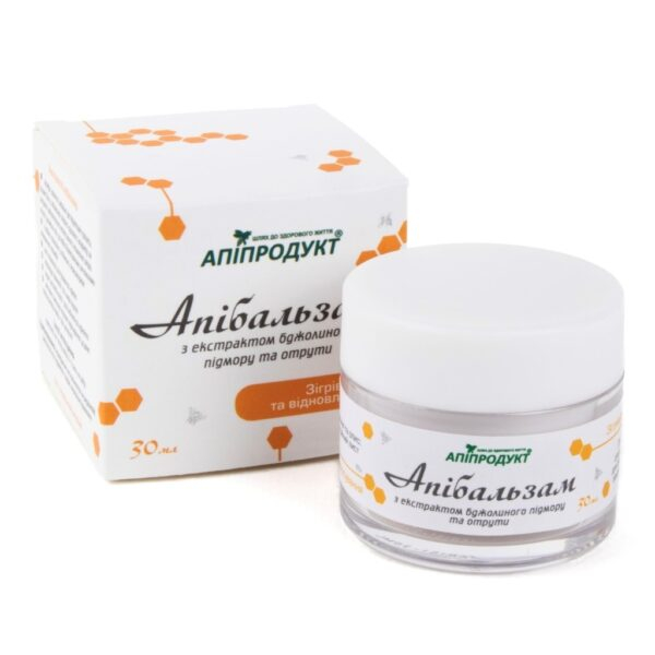 Апібальзам зігріваючий і відновлюючий ТМ "Апіпродукт", 30 мл