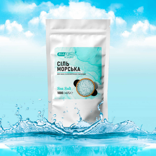 Морська сіль для ванн, 1000г