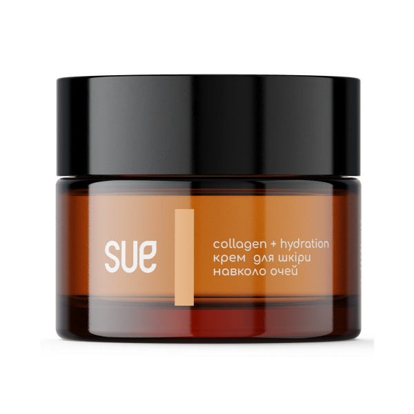 Крем для шкіри навколо очей Collagen&hydration (зволоження та розгладження), 15ml, TM Sue