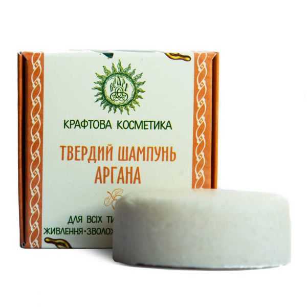 Шампунь твердий ТМ Велес, 70 г, аргана