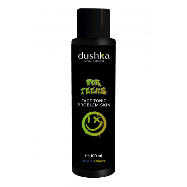 Тонік для обличчя для проблемної шкіри Підлітковий, 100мл, TM Dushka