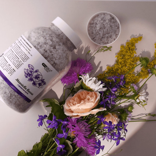 Магниевые ванны Бишофит Полтавский с ароматом цветов, 1000 г