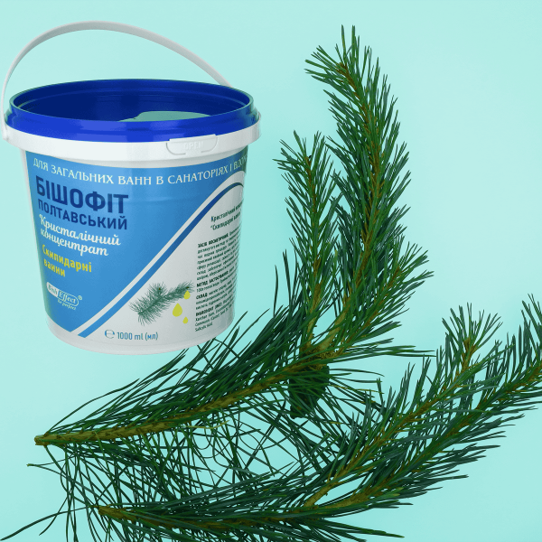 Кристалічний концентрат "Скипидарні ванни" Бішофіт Полтавський, 1000 ml