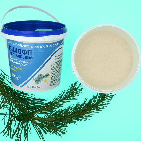 Кристалічний концентрат "Скипидарні ванни" Бішофіт Полтавський, 1000 ml