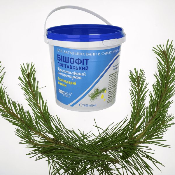Кристалічний концентрат "Скипидарні ванни" Бішофіт Полтавський, 1000 ml