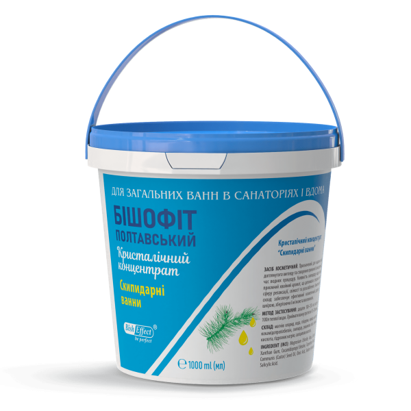 Кристалічний концентрат "Скипидарні ванни" Бішофіт Полтавський, 1000 ml
