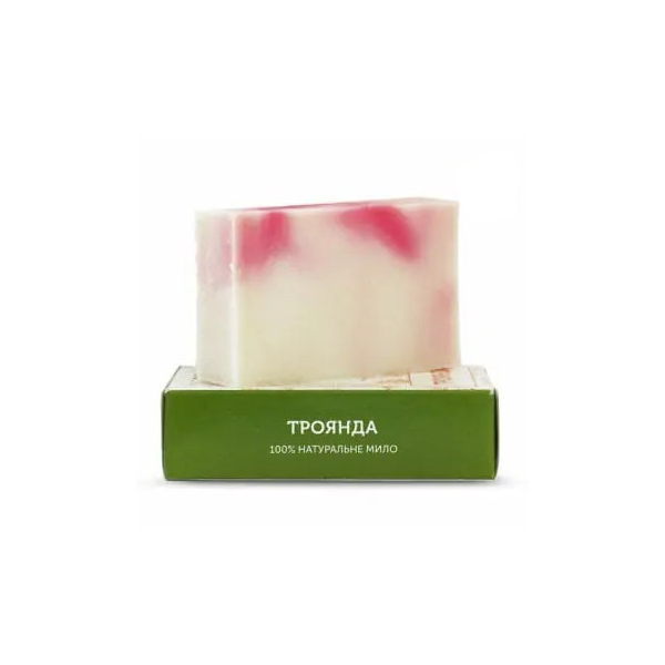 Мыло натуральное ручной работы "Роза" 75г, ТМ "ЯКА"